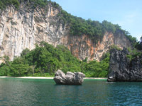 Koh Horng also has secluded beaches and good snorkelling