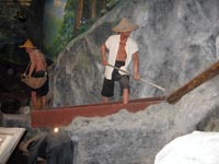 Phuket Mining Museum - lifesize mdels of tin miners