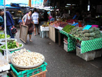 Downtown fresh food market - Ranong Road, Phuket Town