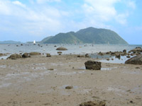 View from Friendship Beach to Koh Hee (Coral Island)
