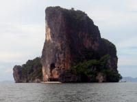 James Bond Island (Koh Pingkan) from a distance